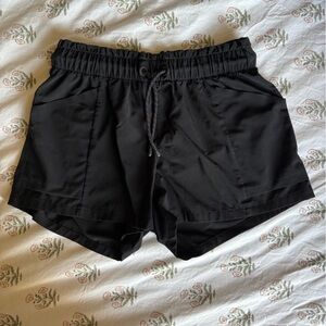 black athleta girls shorts